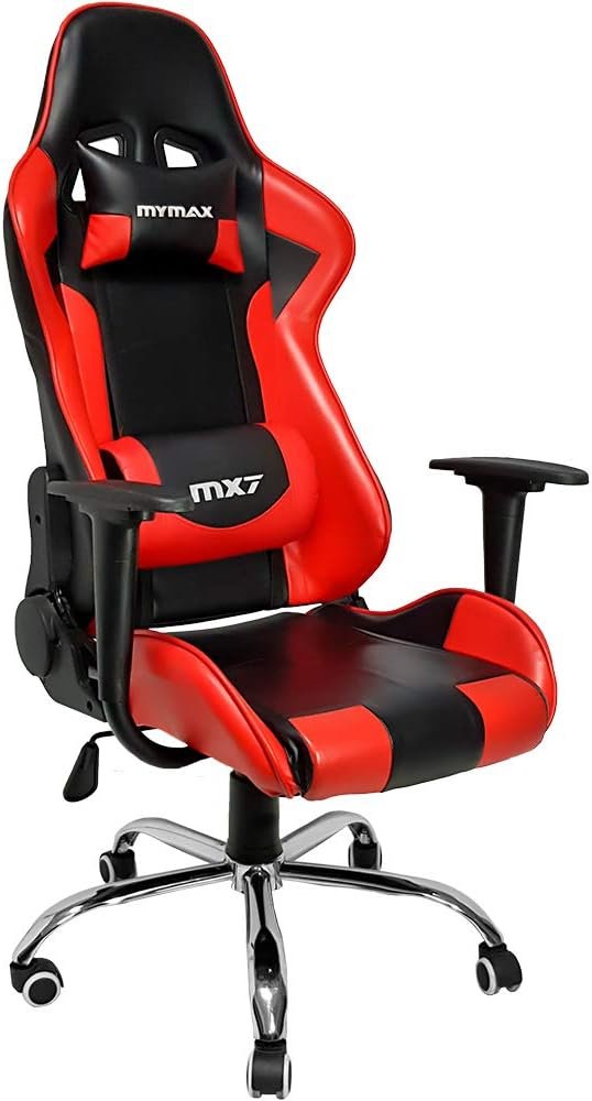 Cadeira gamer vermelha MyMAX MX7